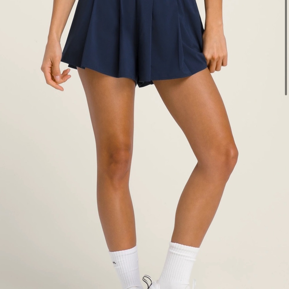 Wilson Navy Athletic Pleated Skort